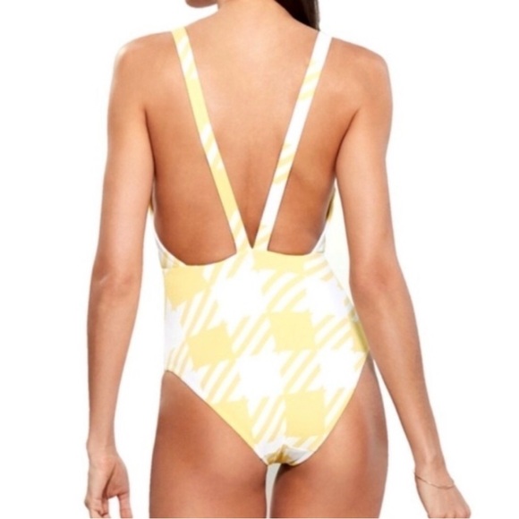 Onia White and Yellow one piece swimsuit -XS - Picture 2 of 6